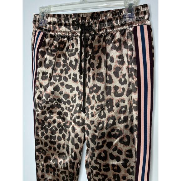 Mother The Lounger Ankle Track Pants size S Wildcat print - Picture 5 of 14